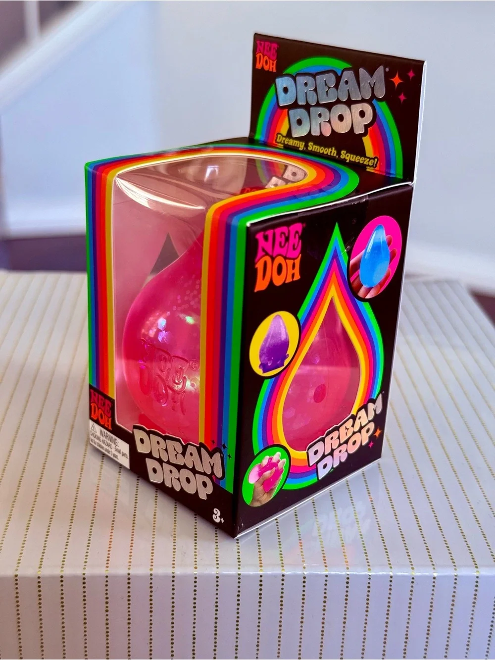 VIRAL NeeDoh DREAM DROP - HOT PINK NIB Rare Squishy Fidget Authentic Schylling